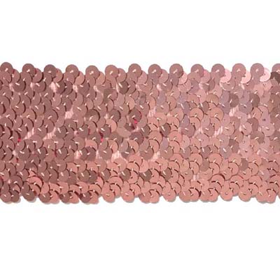 6 soros elasztikus flitterbortni, 6 cm széles